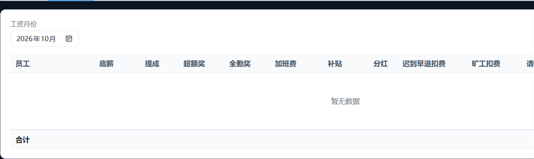 工资管理